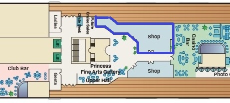 オーシャンプリンセスのDeck5