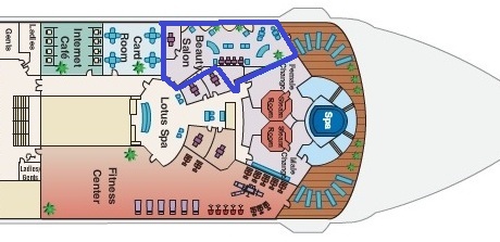 オーシャンプリンセスのDeck9