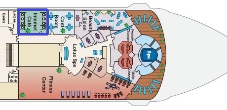 オーシャンプリンセスのDeck9
