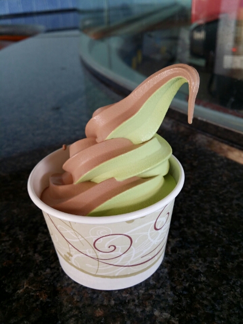 スワールスのソフトクリーム on ロイヤル・プリンセス
