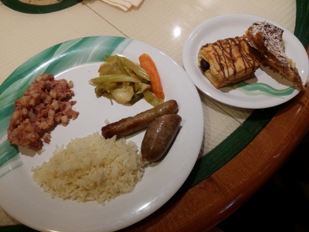 クルーズ最後の朝食 on ダイヤモンド・プリンセス