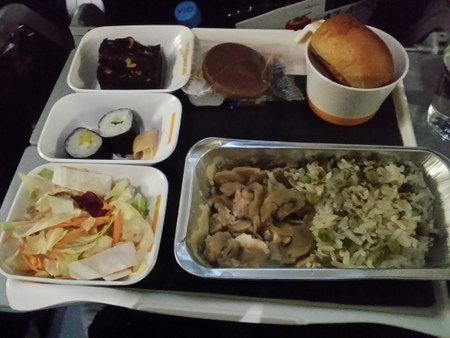 ルフトハンザ航空 LH710便の機内食